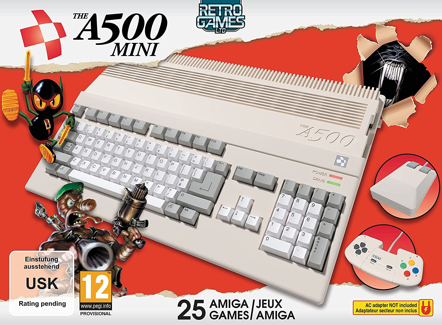 retro consola RETRO GAMES LTD The A500 Mini